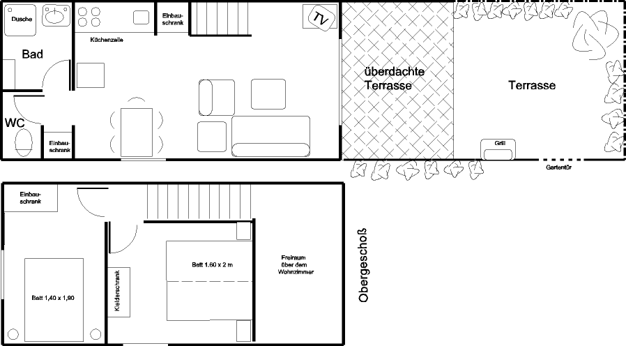 Grundriss Ferienhaus