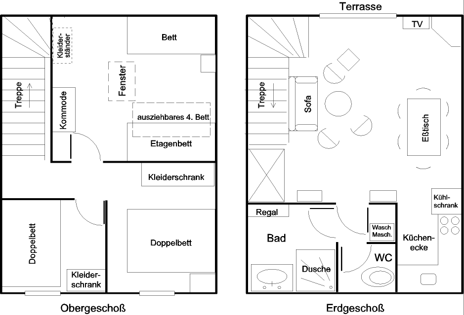 Grundriss Ferienhaus