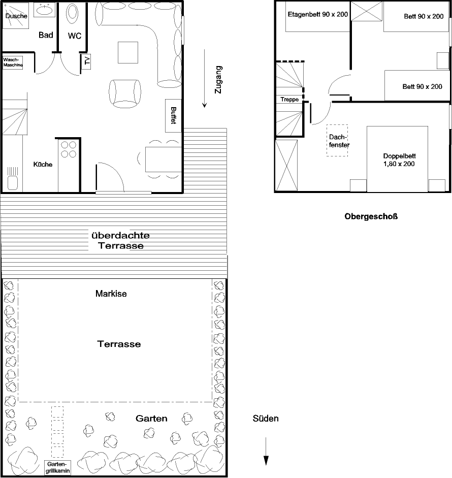 Grundriss Ferienhaus