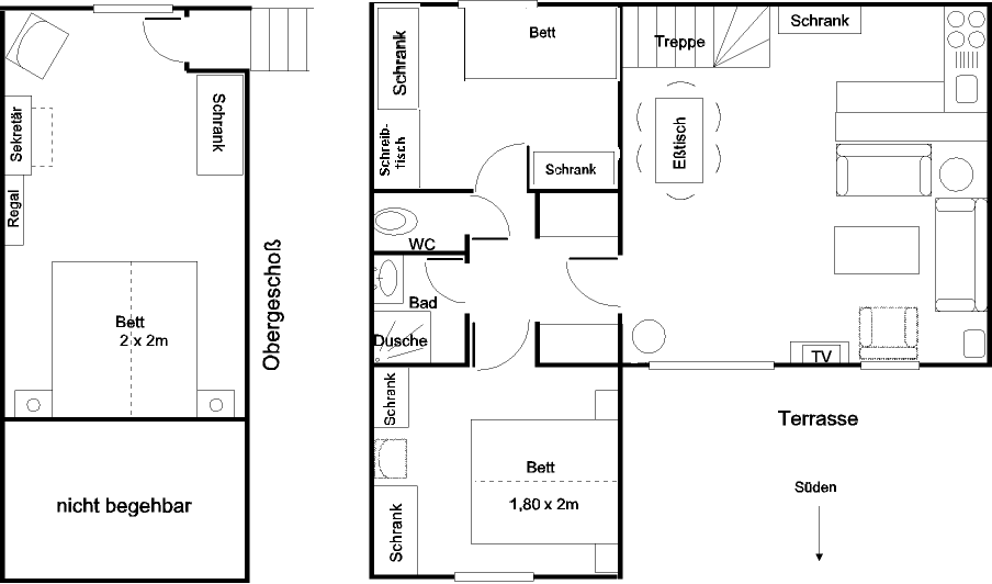 Grundriss Ferienhaus