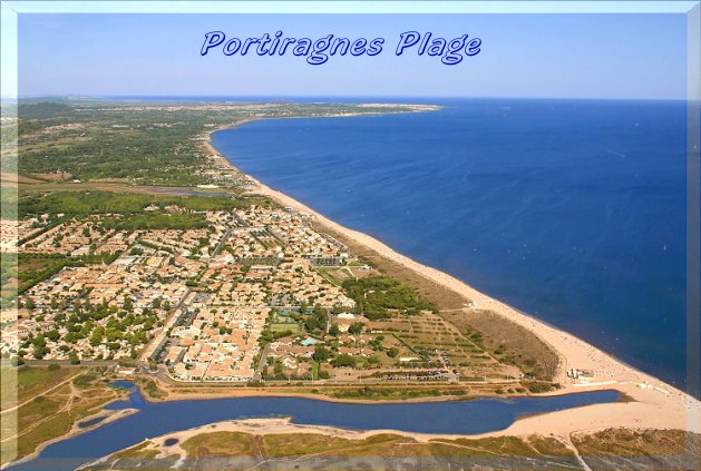 Portiragnes Plage am Mittelmeer